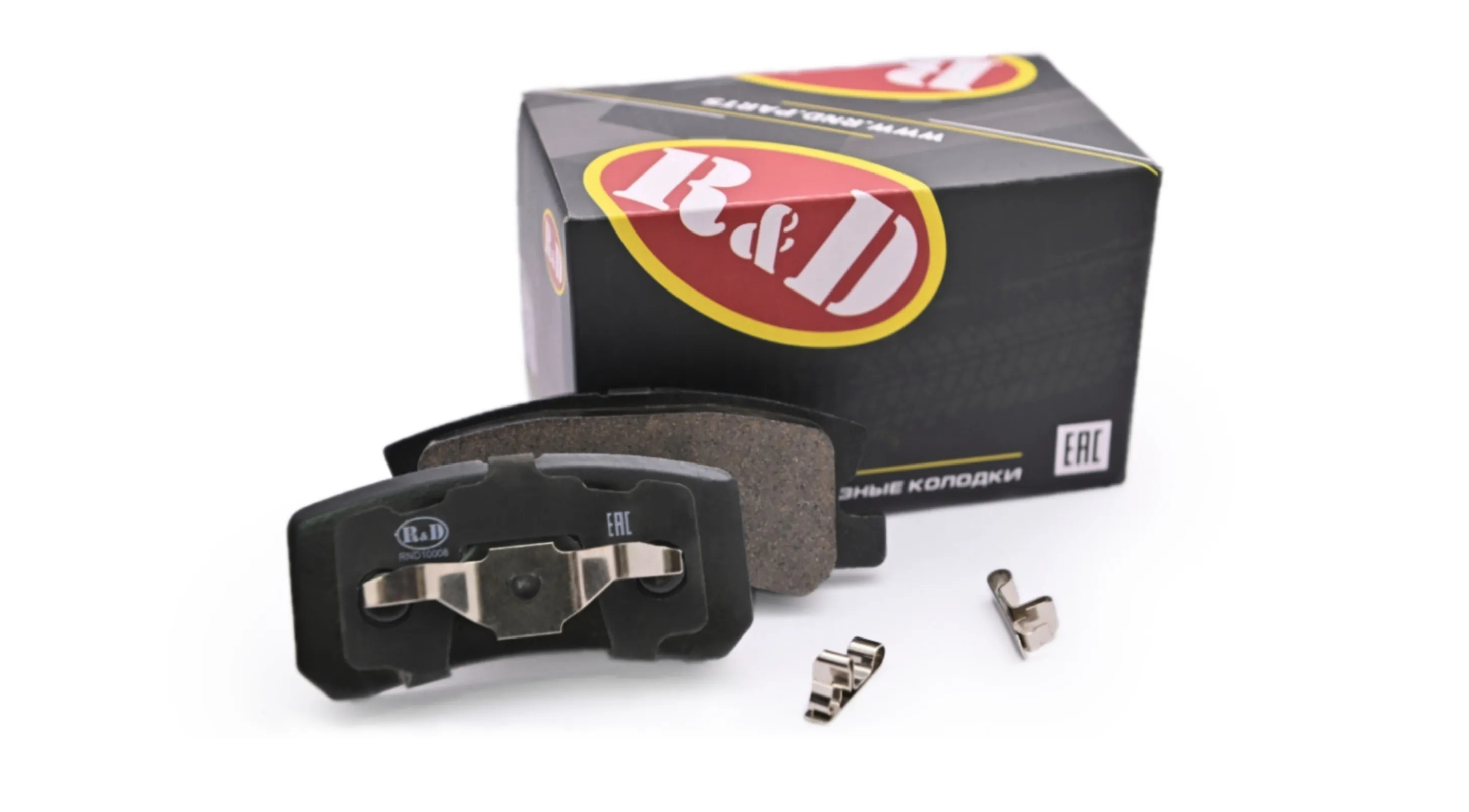 Тормозные колодки R&D CITROEN C-CROSSER, C4 AIRCROSS, MITSUBISHI ASX, PAJERO III-IV, OUTLANDER XL, PEUGEOT 4007, JEEP COMPASS