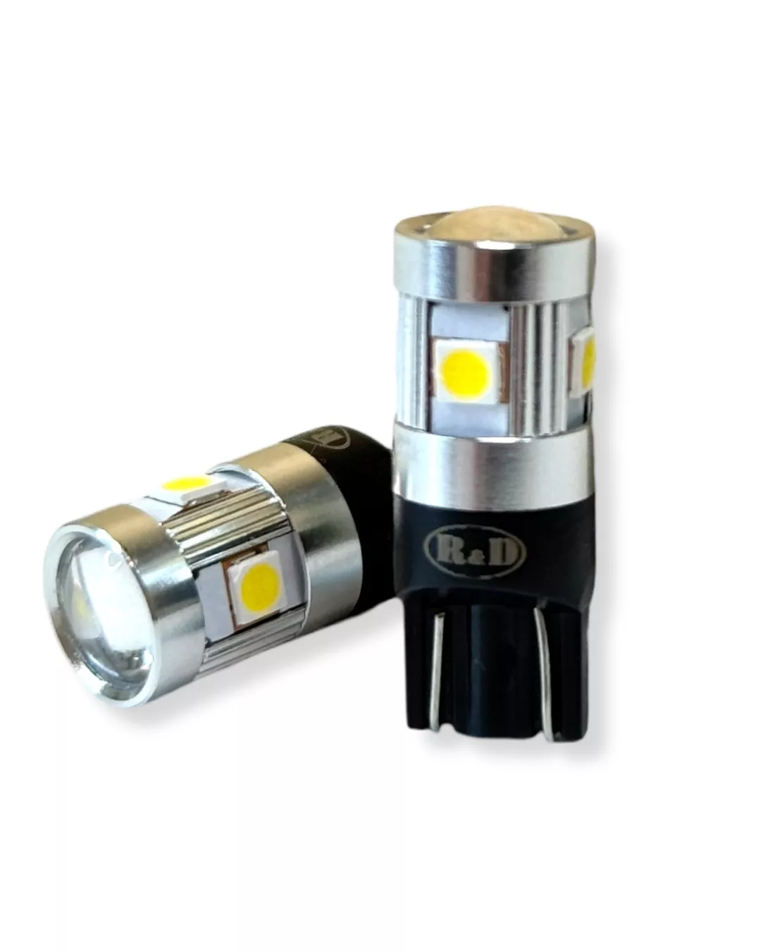 Светодиодные лед лампы T10 (W5W) 660-T10 6SMD 10-30 V, 120 лм, 6000 K, белый свет, габаритные, комплект 2 шт