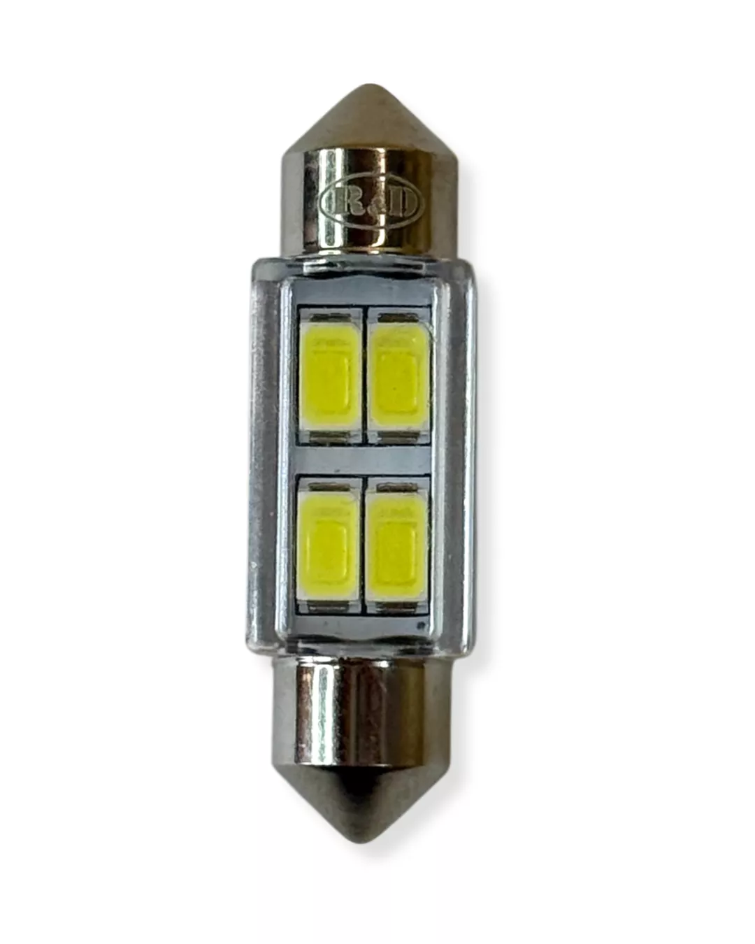Лампа светодиодная T11X36 C5W 2шт, автомобильные лед лампы Festoon 660-Festoon 10-18 V, 75 лм, 0,8 Вт, 6000 K комплект 2 шт