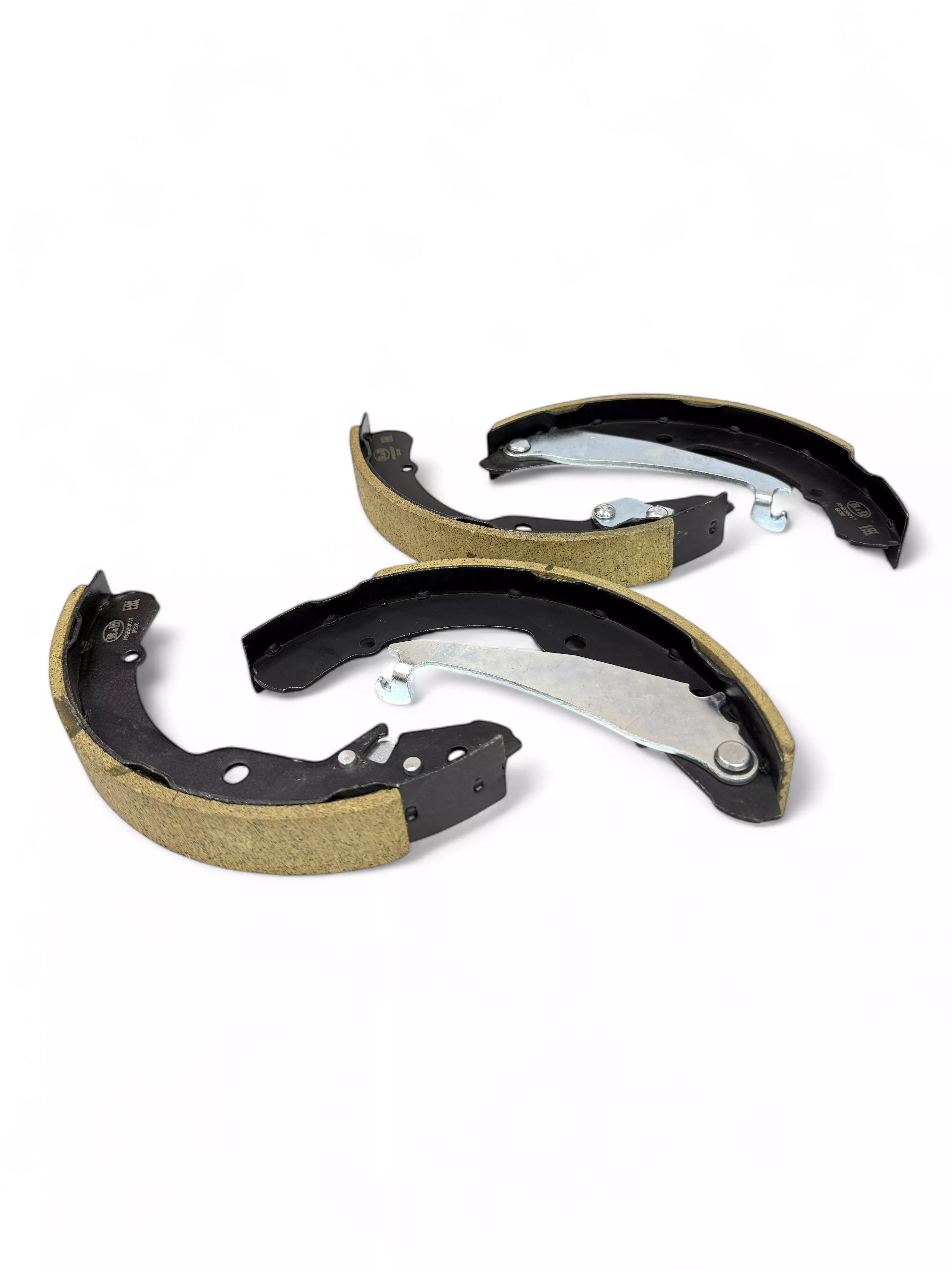 Тормозные колодки барабанные  R&D SKODA OCTAVIA I,II, SKODA ROOMSTER, VW POLO V, VW CADDY II, VW JETTA VI